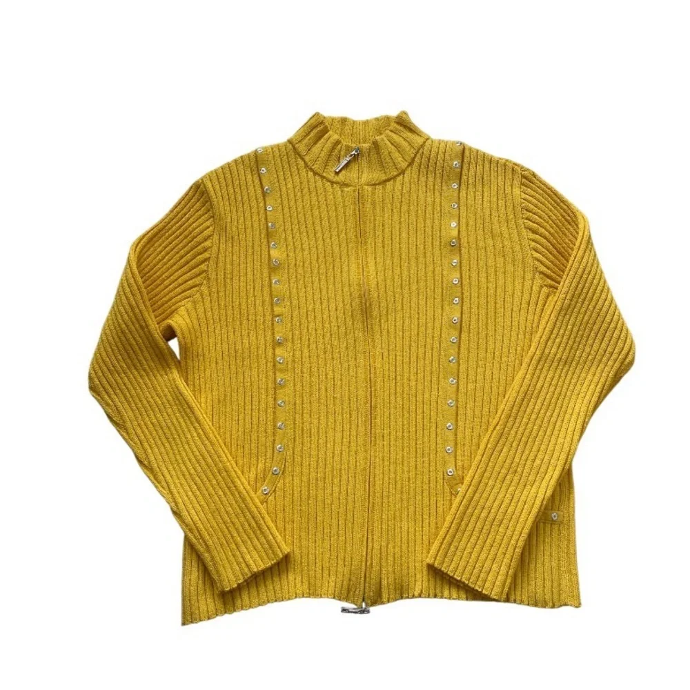 St. John Sport Wool /rayon Zip Sweater – Size L